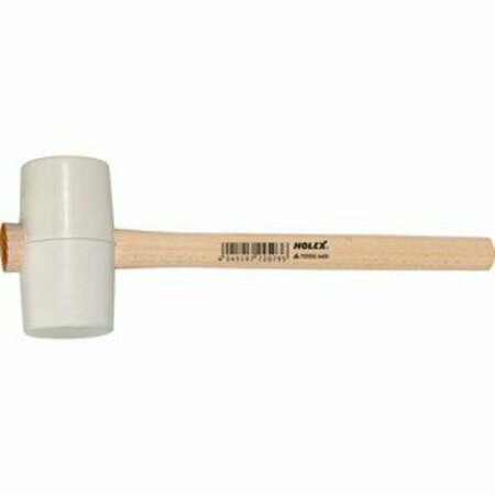 HOLEX Rubber Hammer, White, Face Dia: 90 mm 755550 A900